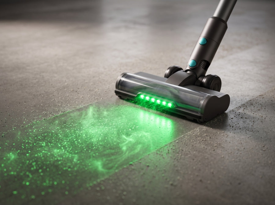 Green light og AUTO Dust Sensor der tænker selv